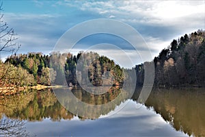 Lost in silence . House on the shore TrakoÅ¡Äany Lake